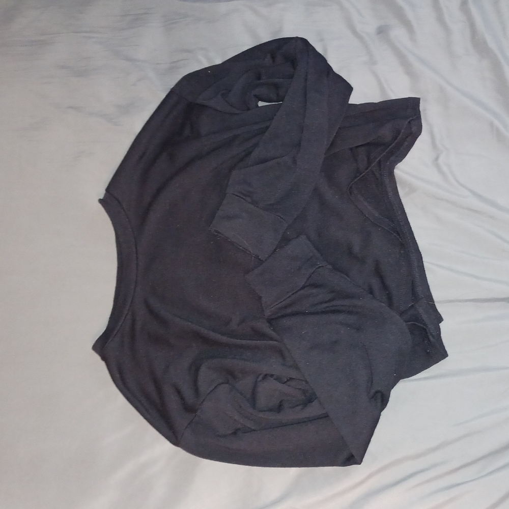 Kohls Long Sleeve Crop Top